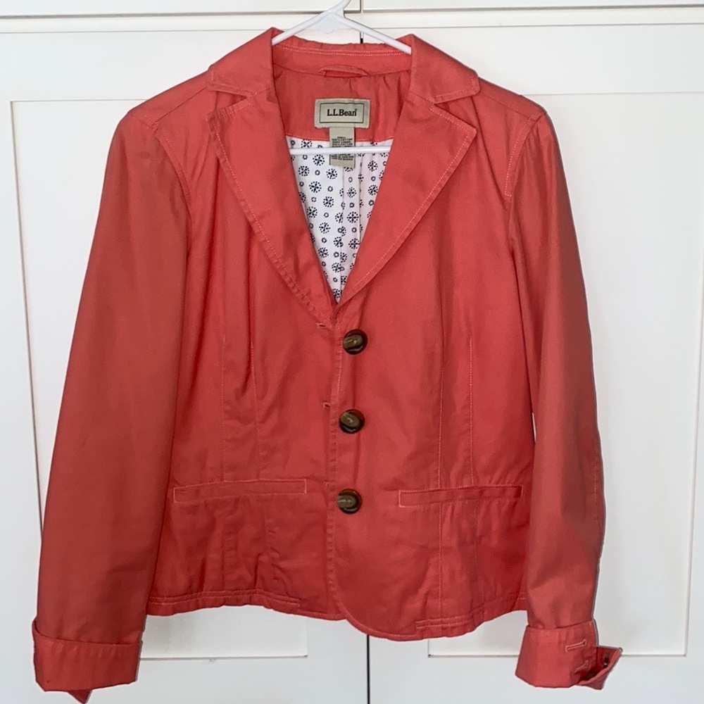 L.L. Bean Coral Jacket